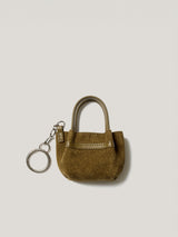 Mini Tote Bag Charm | Khaki