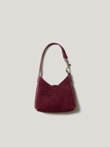 Mini Heckfield Bag Charm | Burgundy