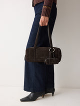 Mini Baguette Bag Charm | Brown