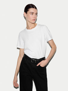 Supima Cotton Crew Neck T-shirt | White