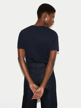Supima Cotton Crew Neck T-shirt | Navy