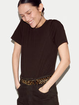 Supima Cotton Crew Neck T-shirt | Dark Brown