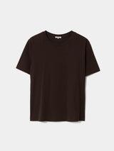 Supima Cotton Crew Neck T-shirt | Dark Brown