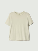 Supima Cotton Crew Neck T-shirt | Pastel Aloe