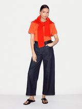 Supima Cotton Crew Neck T-shirt | Orange