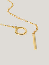 Adjustable Lariat Necklace | Gold