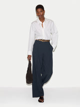 Kemp Fluid Twill Trouser | Navy