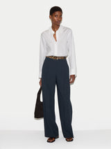 Kemp Fluid Twill Trouser | Navy