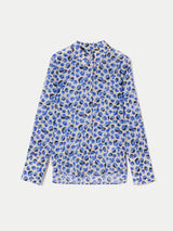 Ditsy Poppy Cotton Shirt | Blue