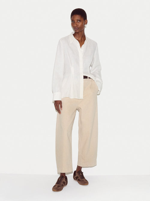 Kensington Barrel Leg Jean | Oatmeal
