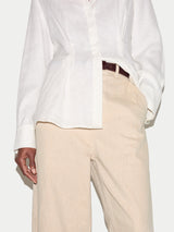 Kensington Barrel Leg Jean | Oatmeal