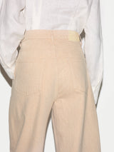 Kensington Barrel Leg Jean | Oatmeal