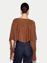 Metallic Poncho | Bronze
