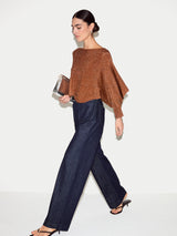 Metallic Poncho | Bronze