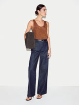 Metallic Scoop Tank | Bronze