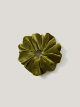 Velvet Scrunchie | Light Green