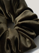 Velvet Scrunchie | Khaki