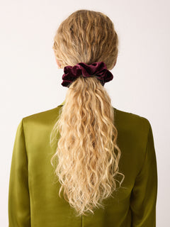 Velvet Scrunchie | Burgundy