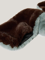 Faux Fur Scarf | Chocolate