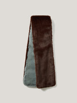 Faux Fur Scarf | Chocolate