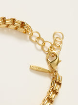Cube Chain Bracelet | Gold