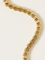 Cube Chain Bracelet | Gold
