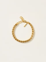 Cube Chain Bracelet | Gold