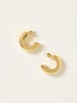 Chunky Hoop Earring | Gold