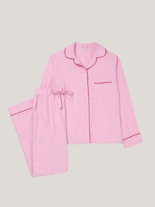 Piped Detail Relaxed Pyjamas | Pink – Jigsaw