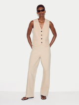 Lucia High Waisted Jean | Oatmeal
