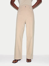 Lucia High Waisted Jean | Oatmeal