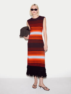 Sunset Stripe Knit Dress | Multi