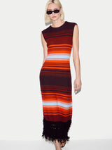 Sunset Stripe Knit Dress | Multi
