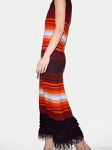 Sunset Stripe Knit Dress | Multi