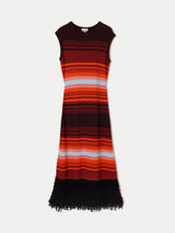 Sunset Stripe Knit Dress | Multi