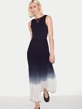 Ombre Tiered Tank Dress | Navy