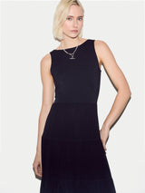 Ombre Tiered Tank Dress | Navy