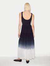 Ombre Tiered Tank Dress | Navy