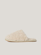 Faux Shearling Slippers | Natural