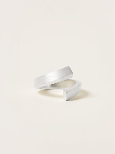 Twisted Block Ring | Silver – Jigsaw