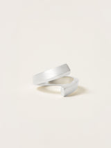 Twisted Block Ring | SILVER