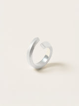 Twisted Block Ring | SILVER