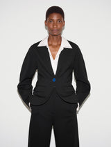 Ponte Jersey Sculpted Blazer | Black