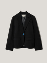 Ponte Jersey Sculpted Blazer | Black