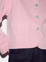 Washed Heavy Jersey Jacket | Pink