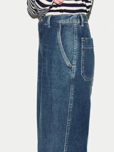 Hampstead Wide Leg Jean | Mid Blue