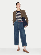 Hampstead Wide Leg Jean | Mid Blue