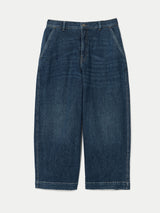 Hampstead Wide Leg Jean | Mid Blue