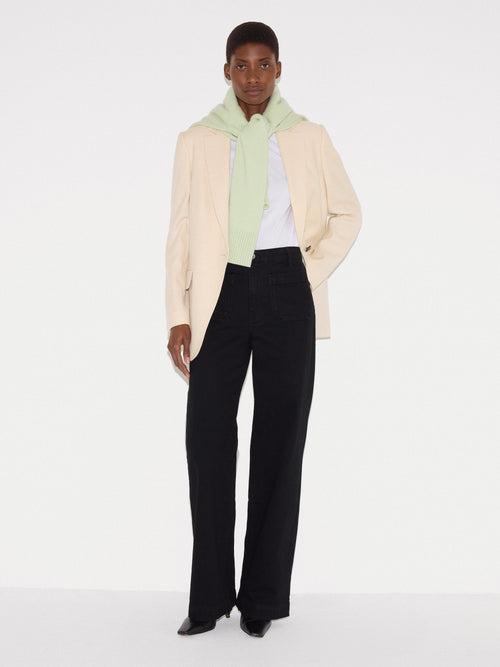Rhea Patch Pocket Jean | Black