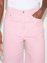 Tyne Wide Leg Cropped Jean | Pink